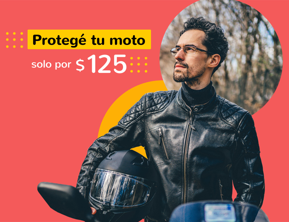 Protegé tu moto solo por $125 Protegé tu moto solo por $125