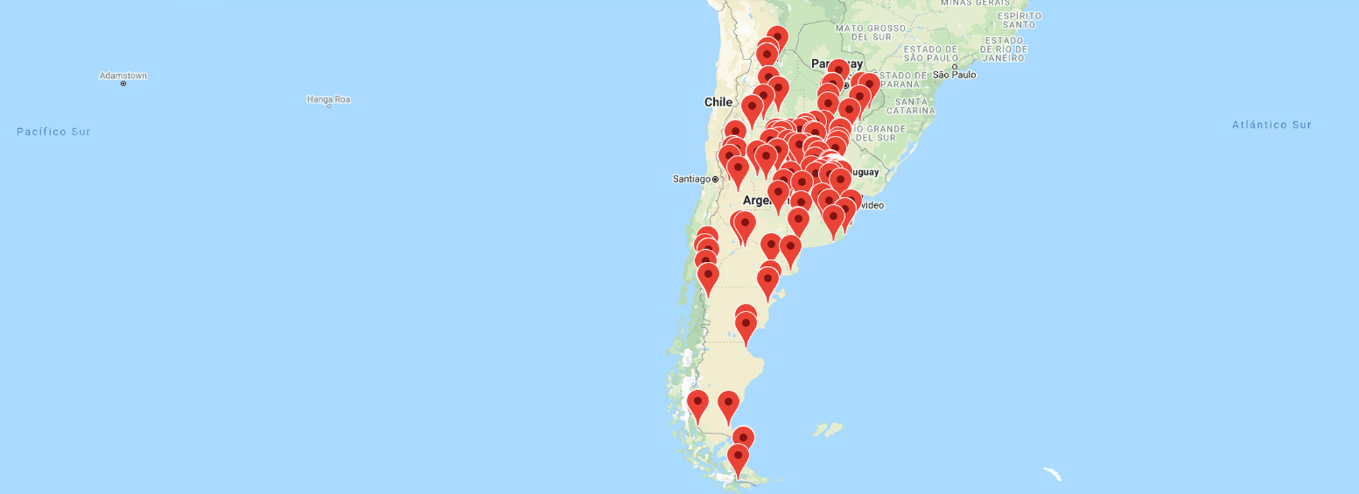 Amplia cobertura en toda la República Argentina Amplia cobertura en toda la República Argentina